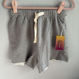 MOTHER Denim Move it The Bender Short Fray Fleece Sweat Shorts Medium NWT